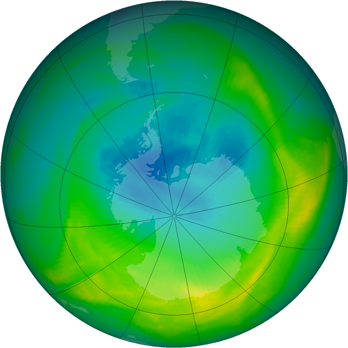 Ozone Map 1980-11-13